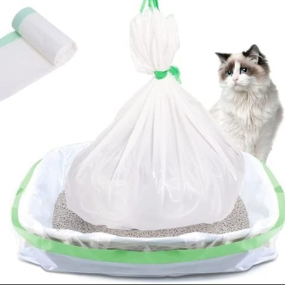 PLA PBAT Material Structure Heat Seal 15 mic Compostable Pet Poop Bags for Dogs and Cats