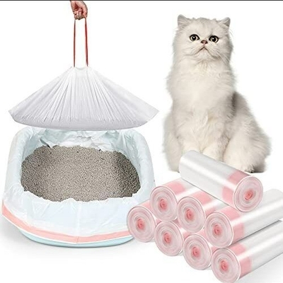 PLA PBAT Material Structure Heat Seal 15 mic Compostable Pet Poop Bags for Dogs and Cats