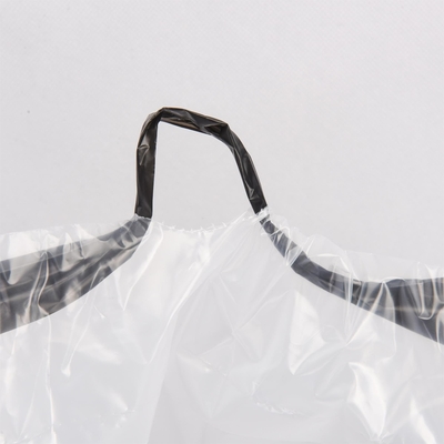5-50 Micron Thickness PE Plastic Drawstring Trash Bag Roll for Clear Garbage Packaging