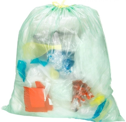 Surface Handling Tall Kitchen Drawstring Trash Bags 13 Gallon 30 Gallon Embossing Green