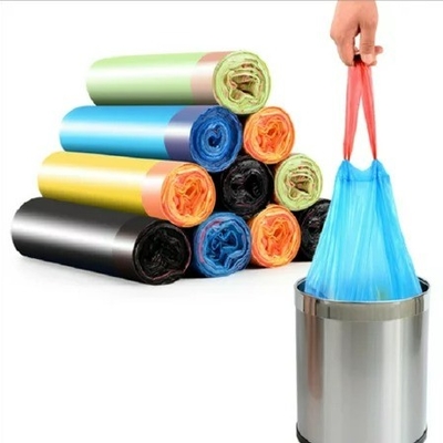 Surface Handling Tall Kitchen Drawstring Trash Bags 13 Gallon 30 Gallon Embossing Green
