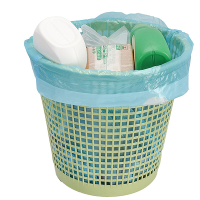 Convenient Disposable Plastic Drawstring Garbage Bag for Can Liners in HDPE Material