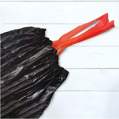 30 Gallon Custom Drawstring Trash Bag in HDPE/LDPE/LLDPE for Convenient Waste Disposal