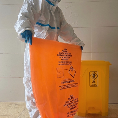 Square Bottom Bag Manufacture GRS Heavy Duty Plastic Trash Bag for Waste Management