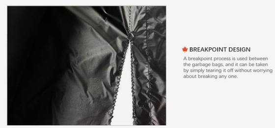 30 Gallon Custom Drawstring Trash Bag in HDPE/LDPE/LLDPE for Convenient Waste Disposal