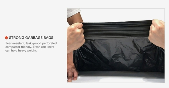 30 Gallon Custom Drawstring Trash Bag in HDPE/LDPE/LLDPE for Convenient Waste Disposal