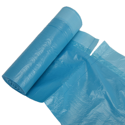 Hand-Held Pull Rope Custom Plastic Bag Packaging for Household Drawstring Garbage Bag