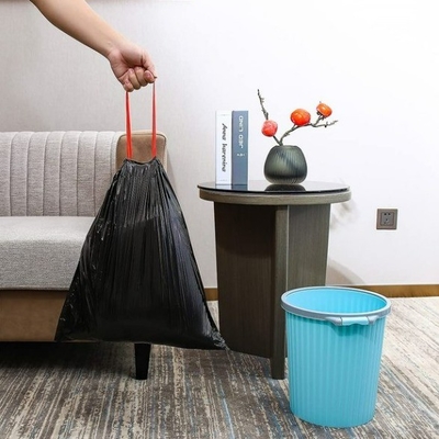Green 13 Gallon Embossed Drawstring Biodegradable Trash Garbage Bags Strong and Sturdy