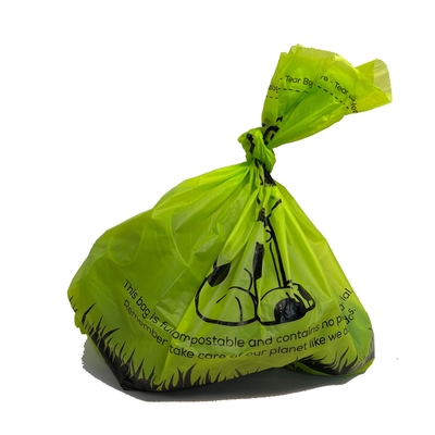 Customized Logo Bio Material Pet Dog Poop on Roll with Flexo Printing