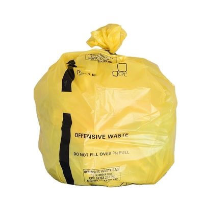 Customized PE Medical Biohazard Bags Perfect Mechanical Resistance and Opacity for Hospital