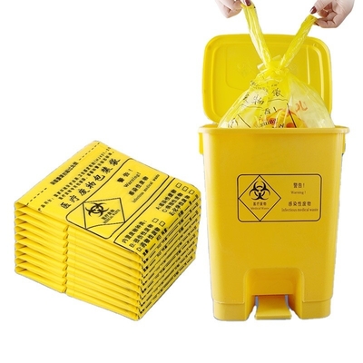 Convenient HDPE Plastic Bag for Clinic Medical Waste Packaging OK Compost Certificate
