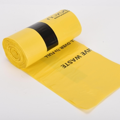 1 Ton Customized Logo Medical Liners Bag Directly Yellow Security HDPE Accepted Bags CN SHN