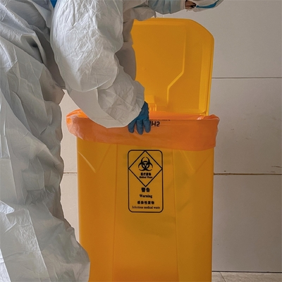 Directly 30 Gallon Medical Waste Trash Poly Bags with Security and Customized Logo