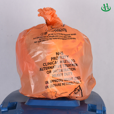 Directly 30 Gallon Medical Waste Trash Poly Bags with Security and Customized Logo