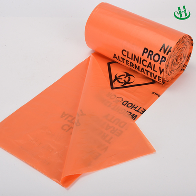 Directly 30 Gallon Medical Waste Trash Poly Bags with Security and Customized Logo
