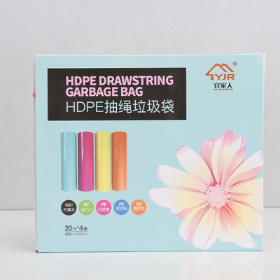 Surface Handling Hot Stamping Biodegradable Plastic Garbage Bags on Roll for Hotel