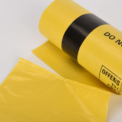 Red Yellow Autoclave Plastic Medical Trash Bags Waste Garbage Bags Biohazard Bag On Roll