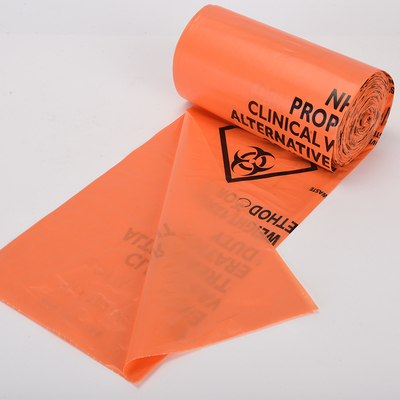 Certificate ok compost Hospital Clinic Disposable Biohazard HDPE Medical Waste Bag