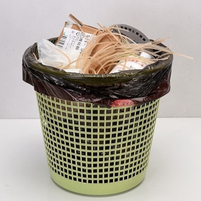 Household Plastic Drawstring Garbage Bags on Roll with HDPE/LDPE/LLDPE Material