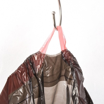 Household Plastic Drawstring Garbage Bags on Roll with HDPE/LDPE/LLDPE Material