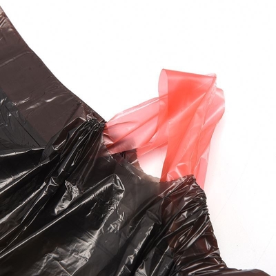 Household Plastic Drawstring Garbage Bags on Roll with HDPE/LDPE/LLDPE Material