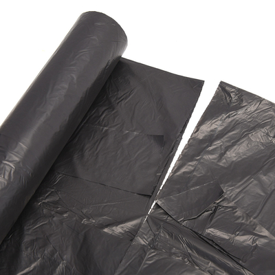 Customized Logo Household Kitchen Thickened Disposable Color Flat Mouth Garbage Bag