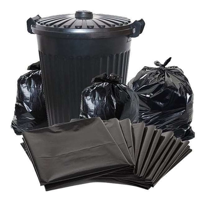 Bottom Gusset Bag Custom Heavy Duty Trash Bags for Home Street Dustbin Company Campus