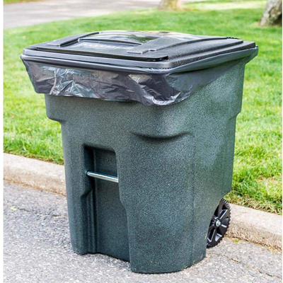 Bottom Gusset Bag Custom Heavy Duty Trash Bags for Home Street Dustbin Company Campus