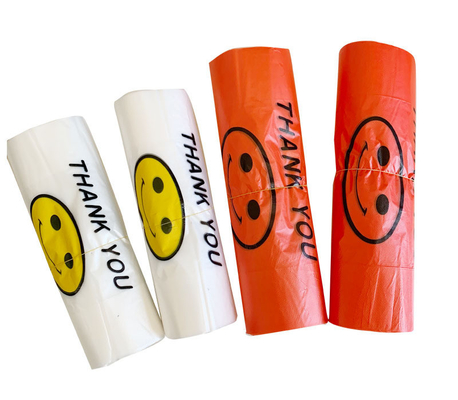 Plastic Bag T-shirt Shopping Bag Made by with 5-100 mic Thickness HDPE/LDPE/LLDPE