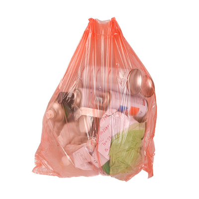 Embossed Surface PE Material Drawstring Garbage Bag for Large Kitchen Waste Disposal