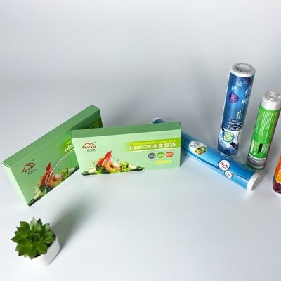 Embossing Surface PE Plastic Food Packaging Bag Roll Bags for Food Storage and Packaging