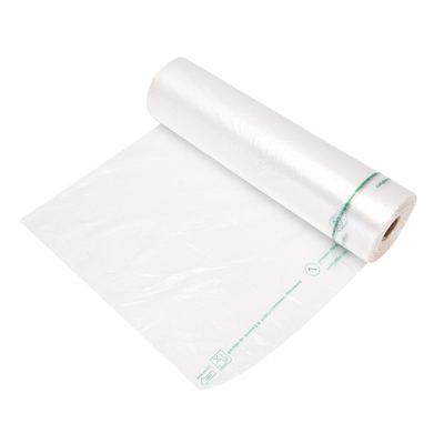 Clear Food Packing Bag on Roll with Bio-Degradable HDPE Material and Thickness 5-100 mic