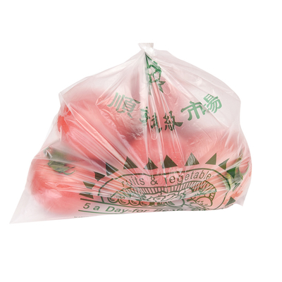 Clear Food Packing Bag on Roll with Bio-Degradable HDPE Material and Thickness 5-100 mic