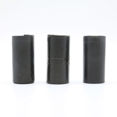 Beige Dog Poop Bag Roll for Composting and Environmentally-Friendly Waste Management