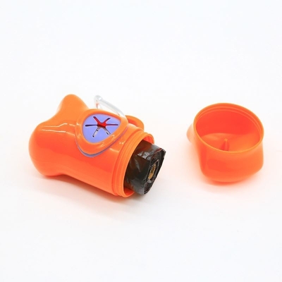 Beige Dog Poop Bag Roll for Composting and Environmentally-Friendly Waste Management