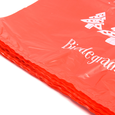Custom Logo HDPE Plastic Drawstring Shopping Vest Bag for Convenient Shopping