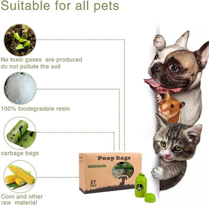OEM Accepted Eco-Friendly Biodegradable Pet Bags for Dog Poop Waste Food Package