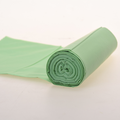 Kitchen Disposable Biodegradable Drawstring Garbage Bags Stand Up Pouch for Trash Can