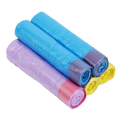 OK compost certified drawstring kitchen trash bags for eco-friendly waste disposal