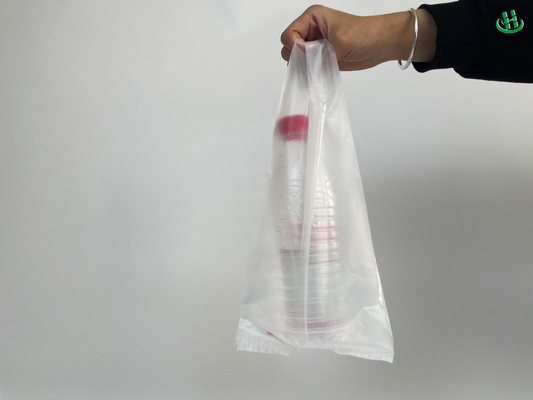 Popular Customizable HDPE Supermarket Shopping Bags with Logo in Chinese Manufacturers