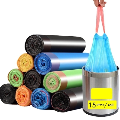 Stand Up Pouch Biodegradable Compostable Trash Bag on Roll with ok compost Certificate