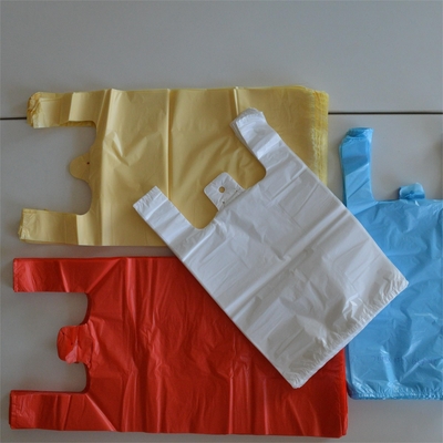 Customized Logo HDPE Offset Printing T-shirt Bags for Shipping in Black/White/Clear