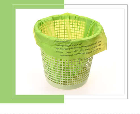 40% Biosource Material Structure Food Package Biodegradable Eco-Friendly Garbage Bags