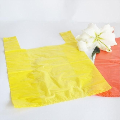 Customized Logo HDPE Offset Printing T-shirt Bags for Shipping in Black/White/Clear