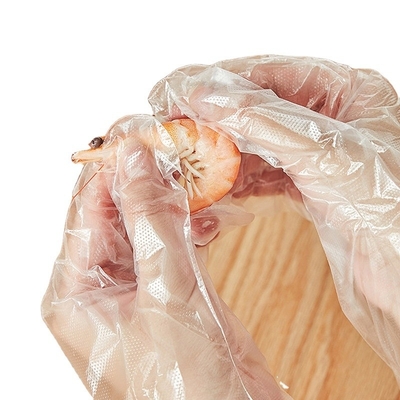 PE Plastic Gloves for Cleaning Cooking BBQ DIY Outer Material Polyester Baby Care Room