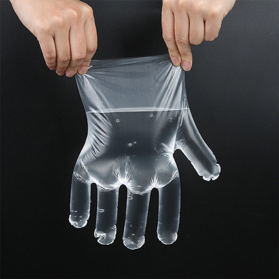 PE Plastic Gloves for Cleaning Cooking BBQ DIY Outer Material Polyester Baby Care Room