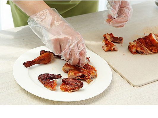 Transparent PE Plastic Disposable Household Catering Gloves for Thick Winter Cleaning