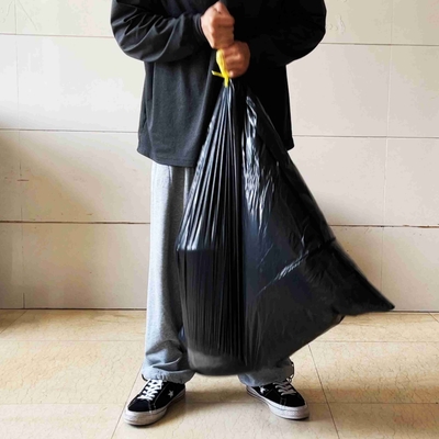 Food Packaging Made Easy with This Drawstring Garbage Bag Durable and Portable Design