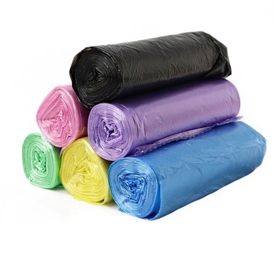 Sealing Handle Heat Seal Large Garbage Bags for Heavy Duty Waste Management in Black