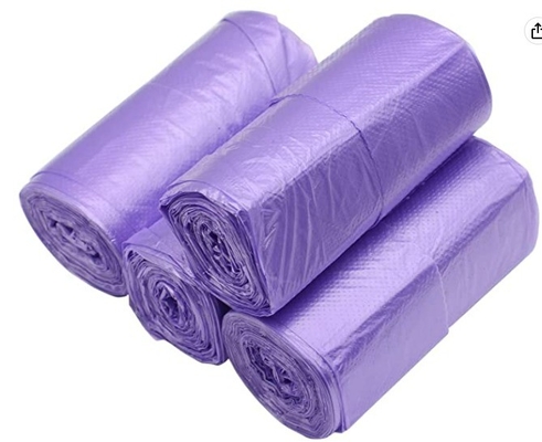 Sealing Handle Heat Seal Large Garbage Bags for Heavy Duty Waste Management in Black